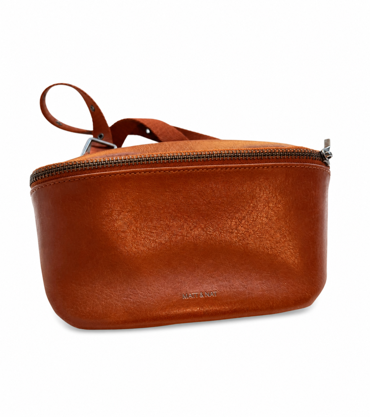 Sac banane Matt & Nat cognac