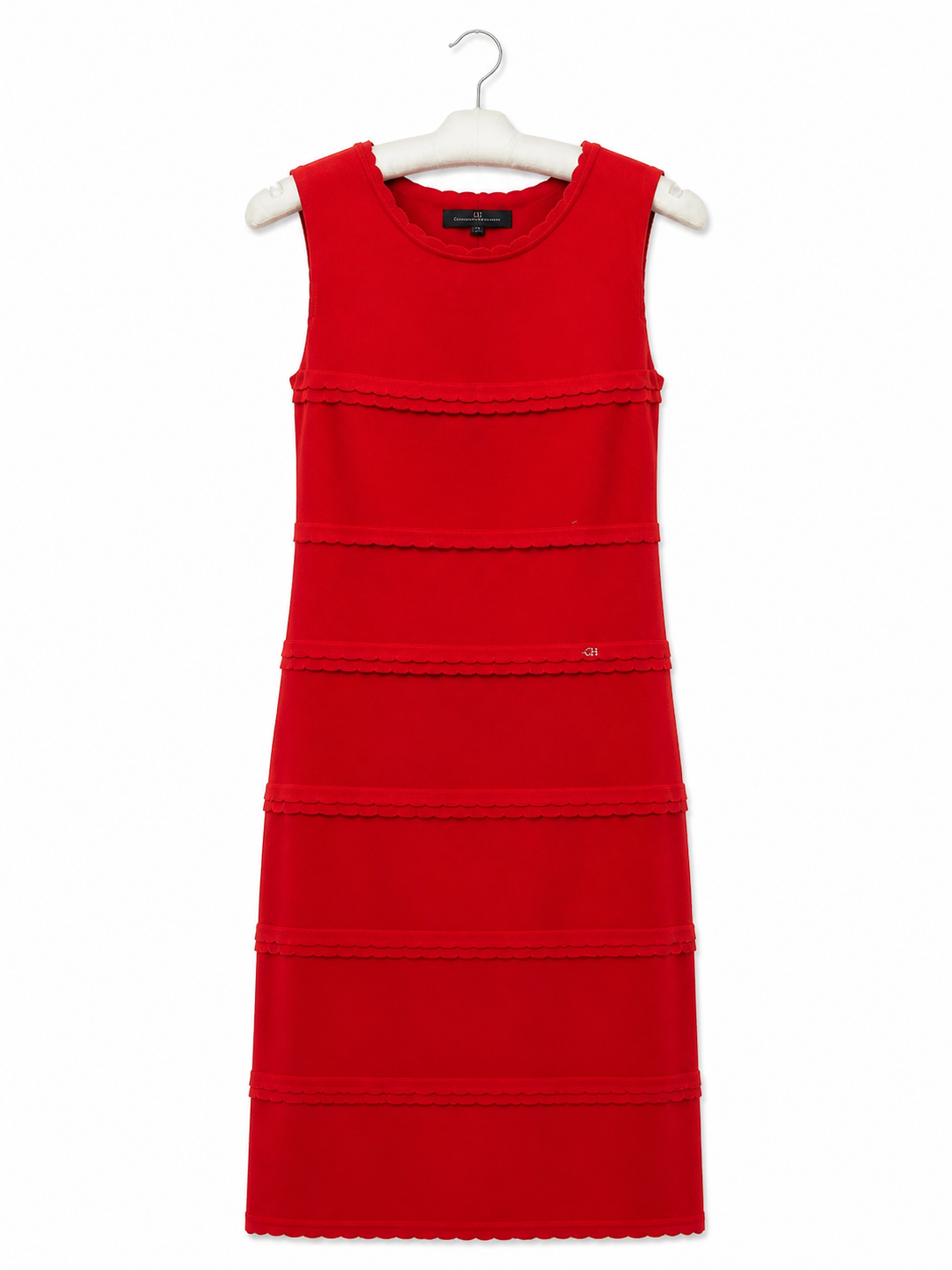 Robe Carolina Herrera rouge - image générée par IA