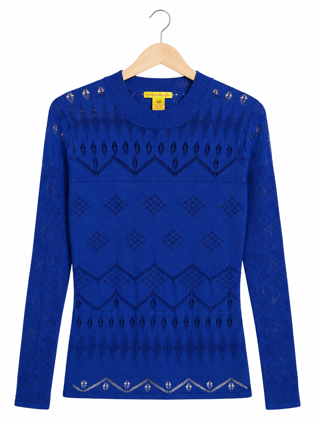 Pull ajouré Catherine Malandrino bleu - image générée par IA