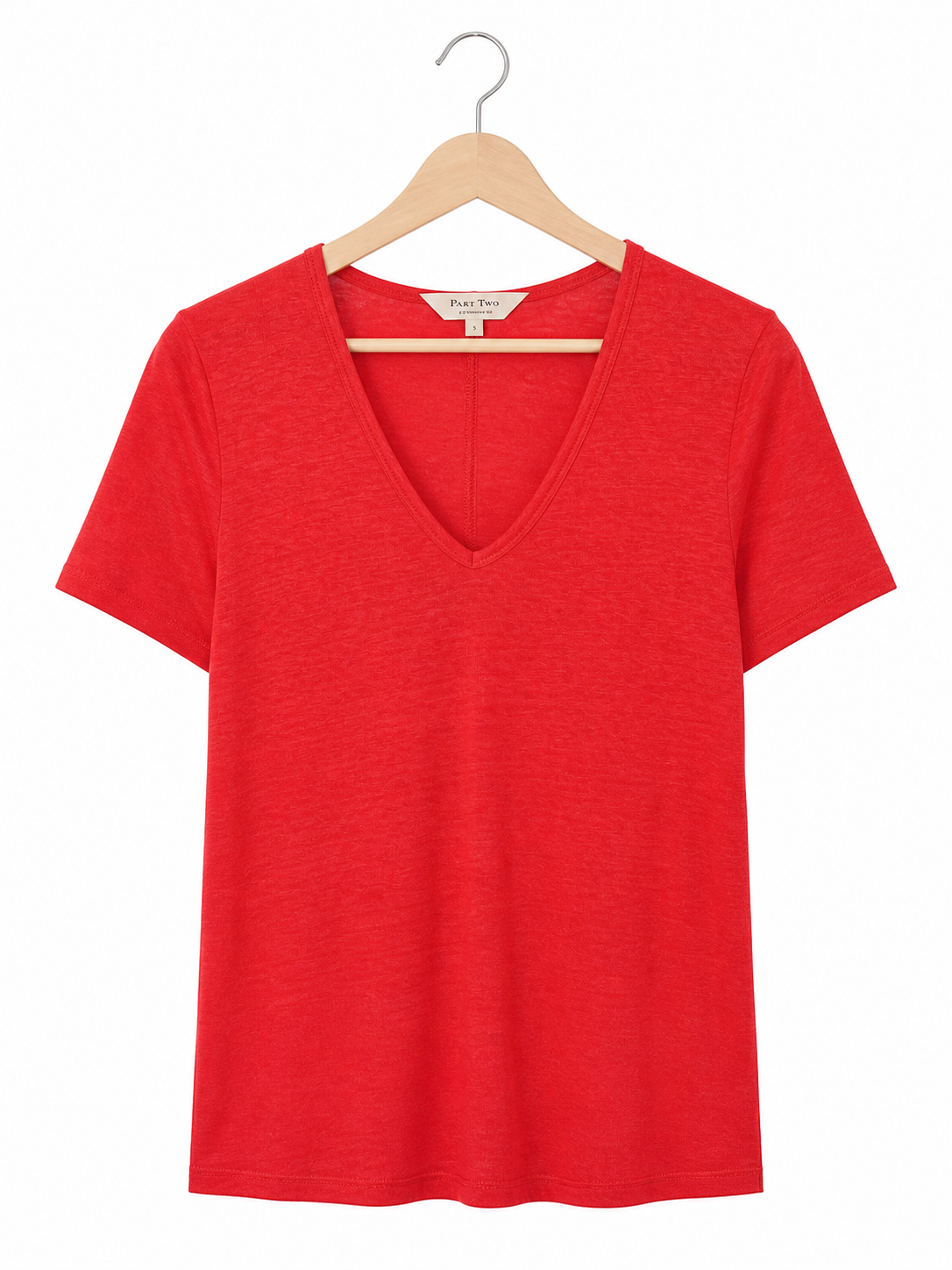 T-shirt lin  Part Two roue-orangé - image générée par IA