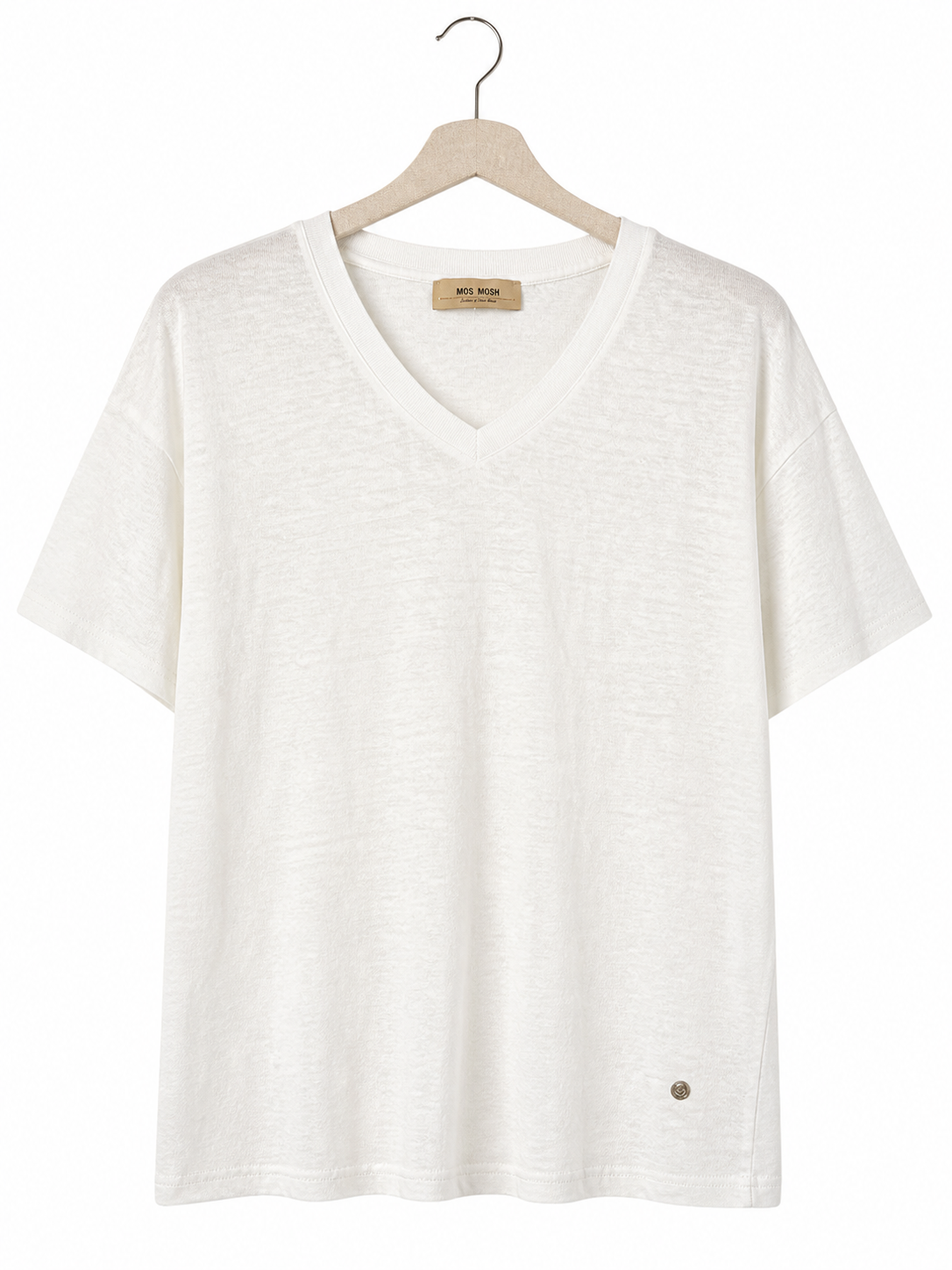 T-shirt Mos Mosh blanc - image générée par IA