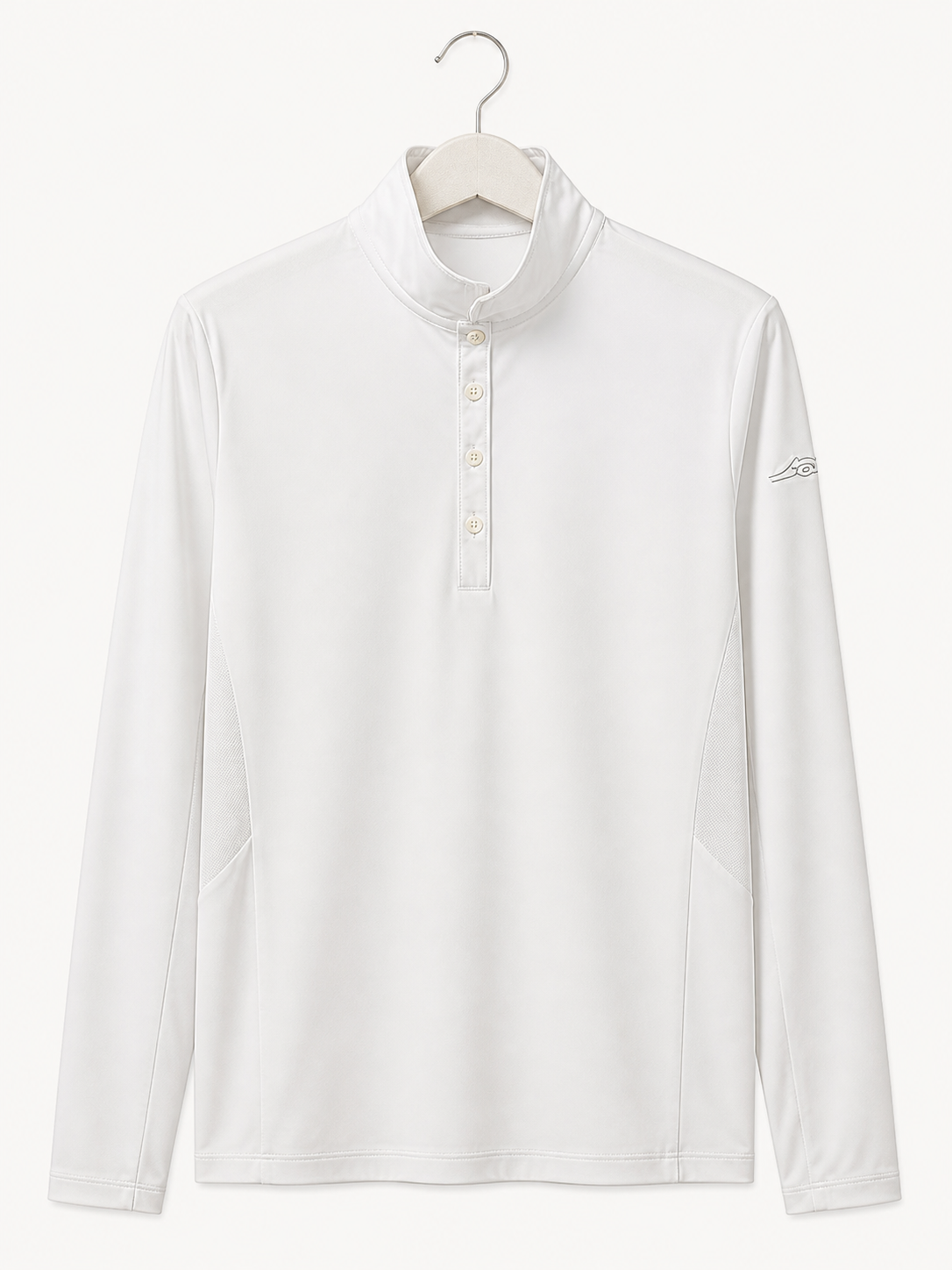 Haut sport FJ blanc - image générée par IA