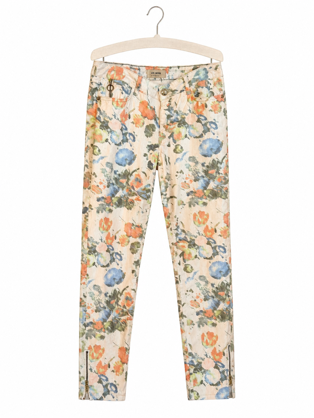 Pantalon fleuri Mos Mosh beige - image générée par IA