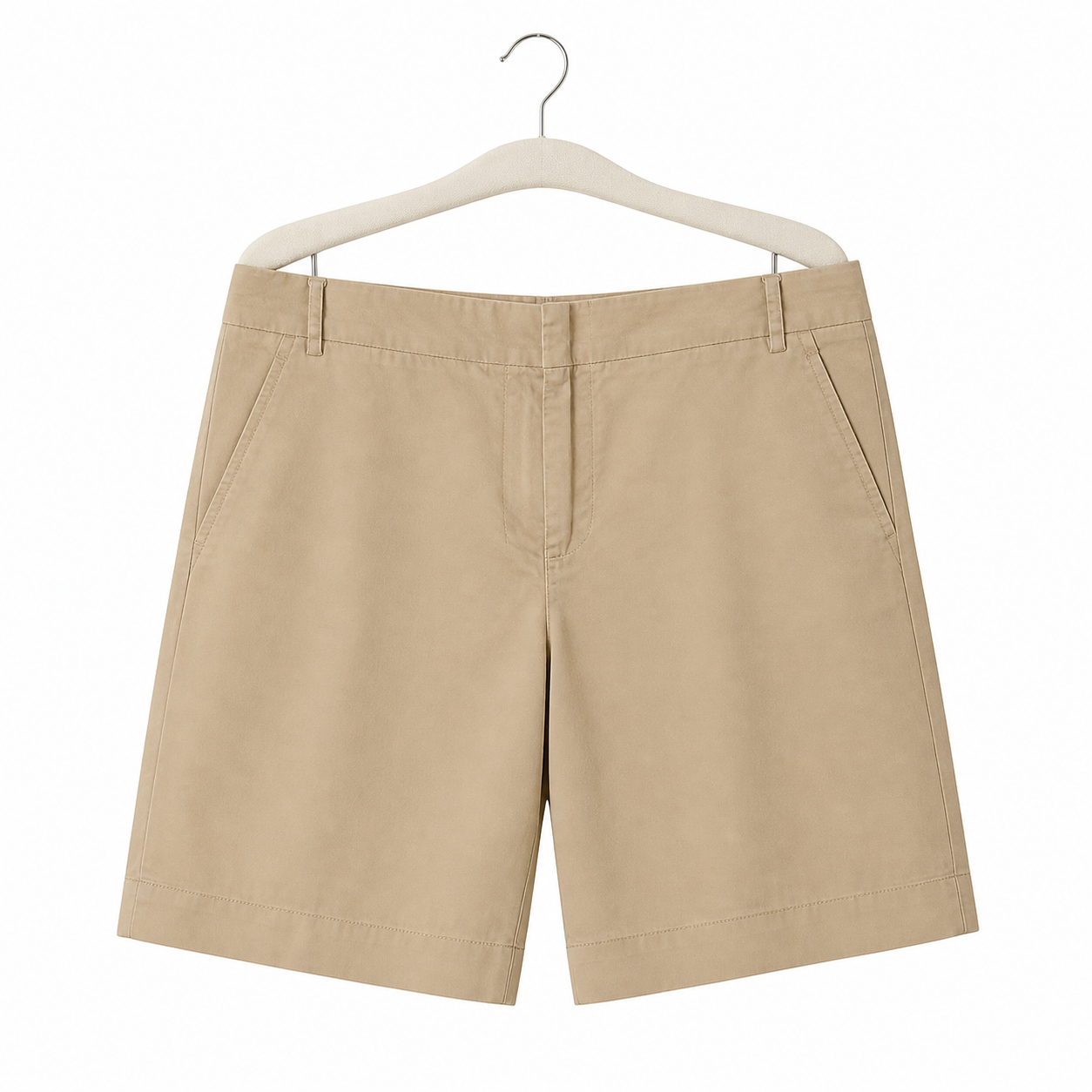 Short chino J.Crew beige - image générée par IA